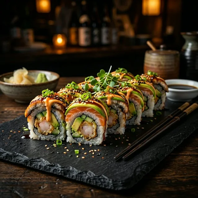 Salmon Crunchy Roll